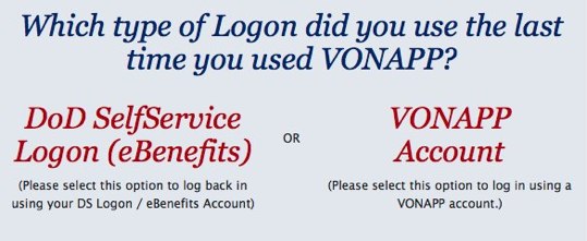 VONAPP last logon VONAPP last logon