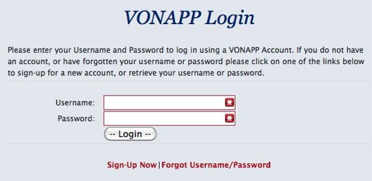 VONAPP sign up now VONAPP sign up now
