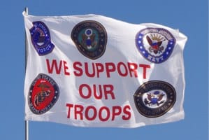 Military veteran charity - we support our troops