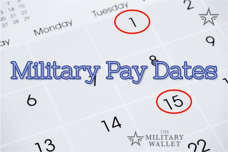 2021 Military Pay Dates When Do I Get Paid? The Military Wallet