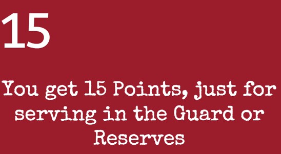 Navy Reserve Retirement Points Chart