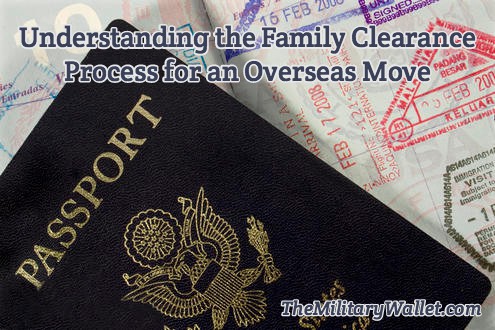 Military family move overseas