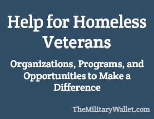 Help for Homeless Veterans