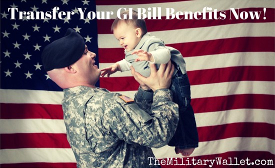 Transfer Your Post-9/11 GI Bill - Transfer Changes Coming