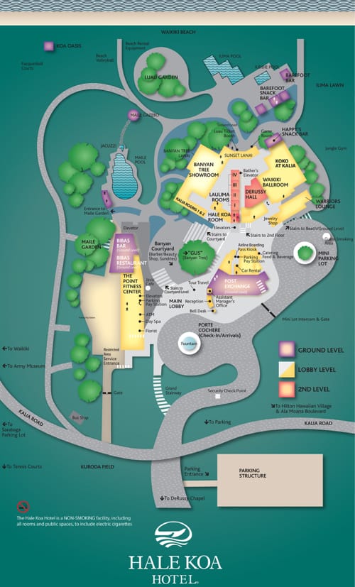 Hale Koa Resort Map