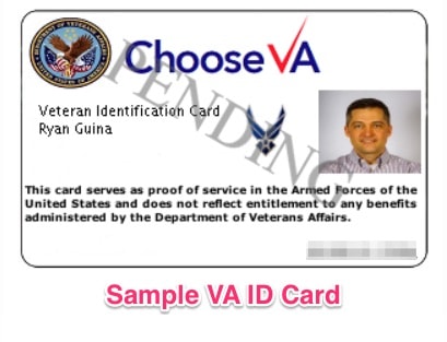 Sample VA ID Card