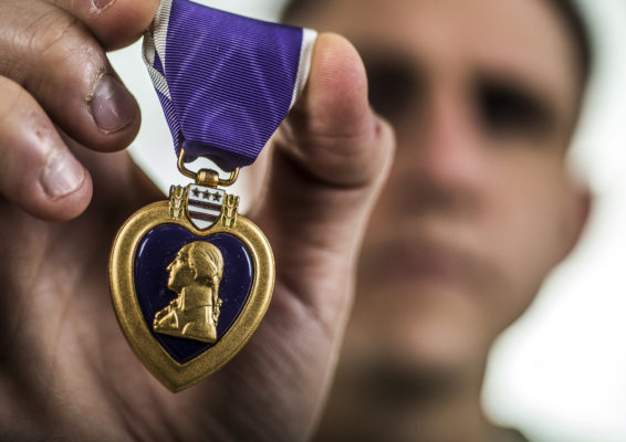 Purple Heart recipients receive special benefits for their service