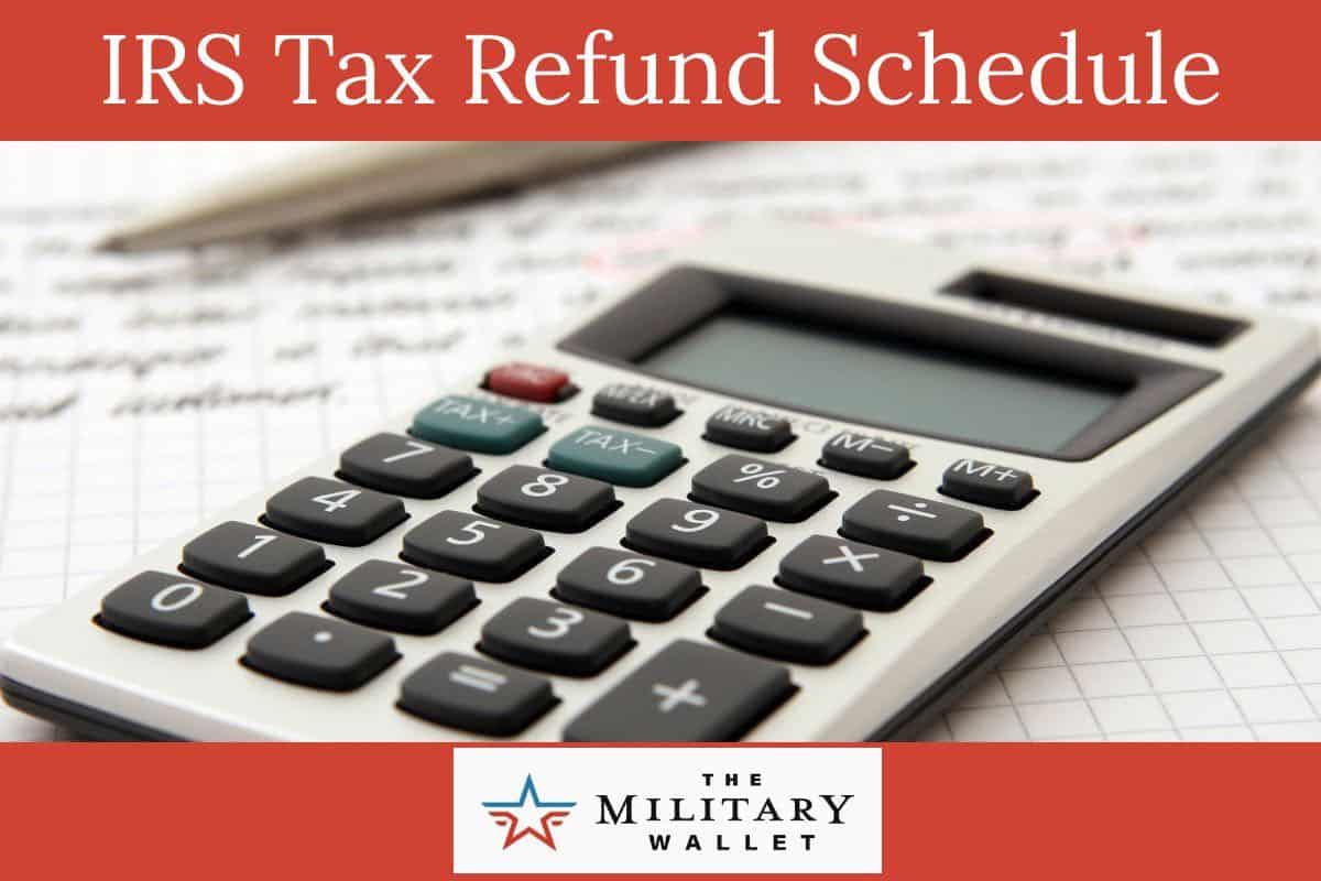 irs tax refund schedule getstencil