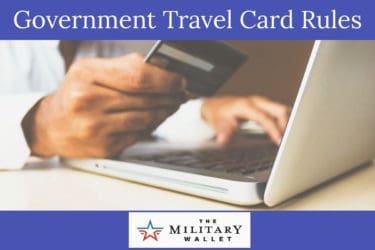 government travel card during pcs