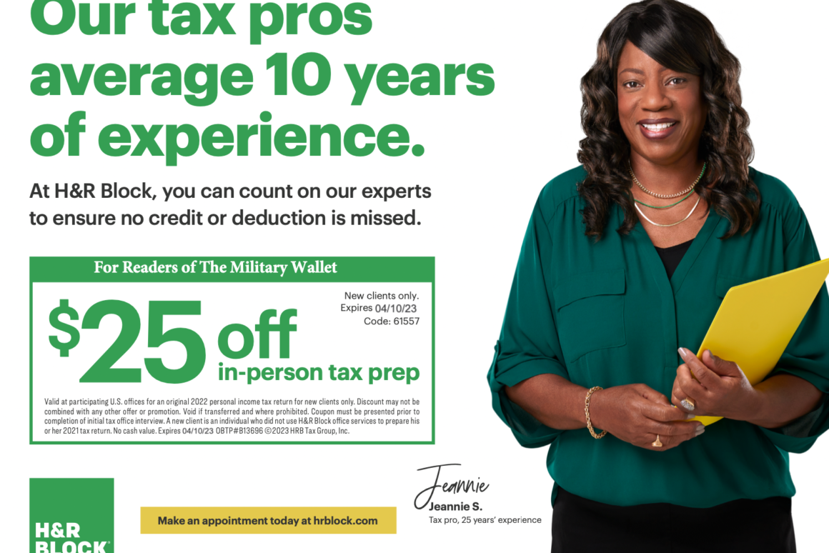 H&R Block 25 Coupon Code for InStore Tax Preparation 2024