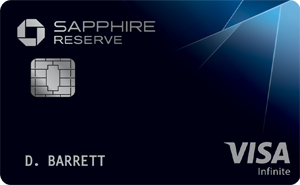 The Chase Sapphire Reserve credit card.
