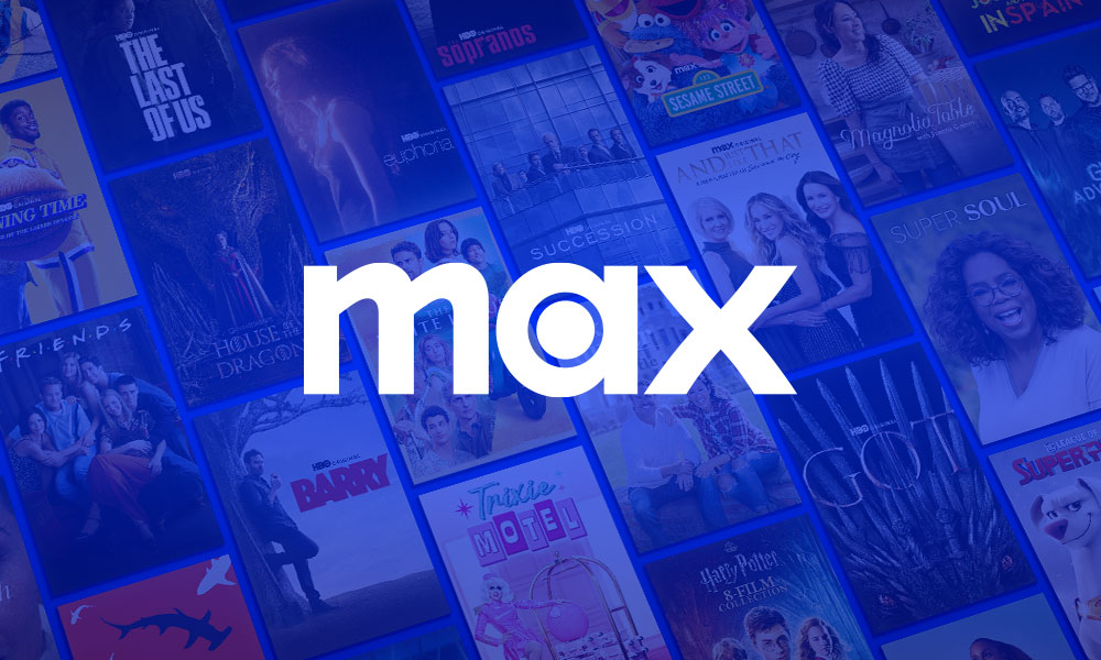 Max streaming service logo.